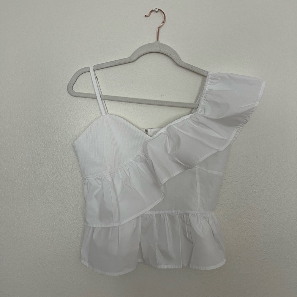 White sexy crop top